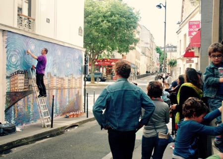 Intervention Jimmy C à la GaleRue Cascades