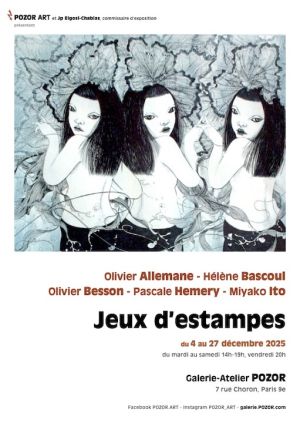 Jeux d'estampes, à la Galerie POZOR